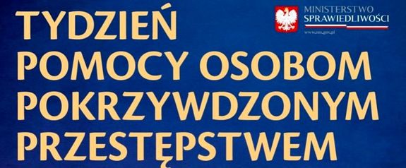 Read more about the article Tydzień Pomocy Osobom Pokrzywdzonym Przestępstwem
